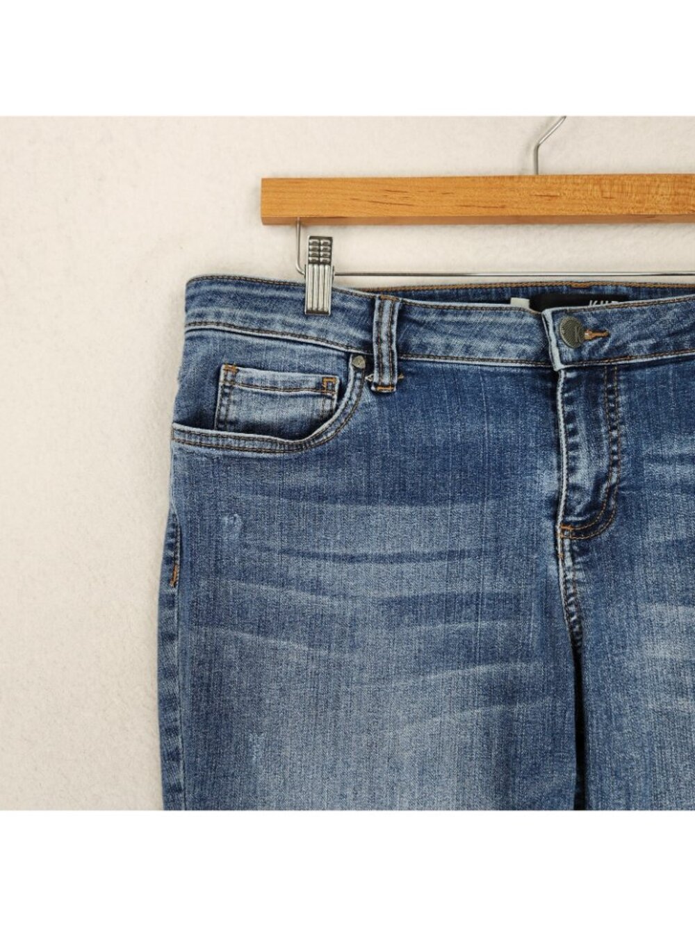 KUT From The Kloth Jeans Womens 16 Blue Connie Mid Rise Ankle Skinny Stretch - Picture 2 of 13